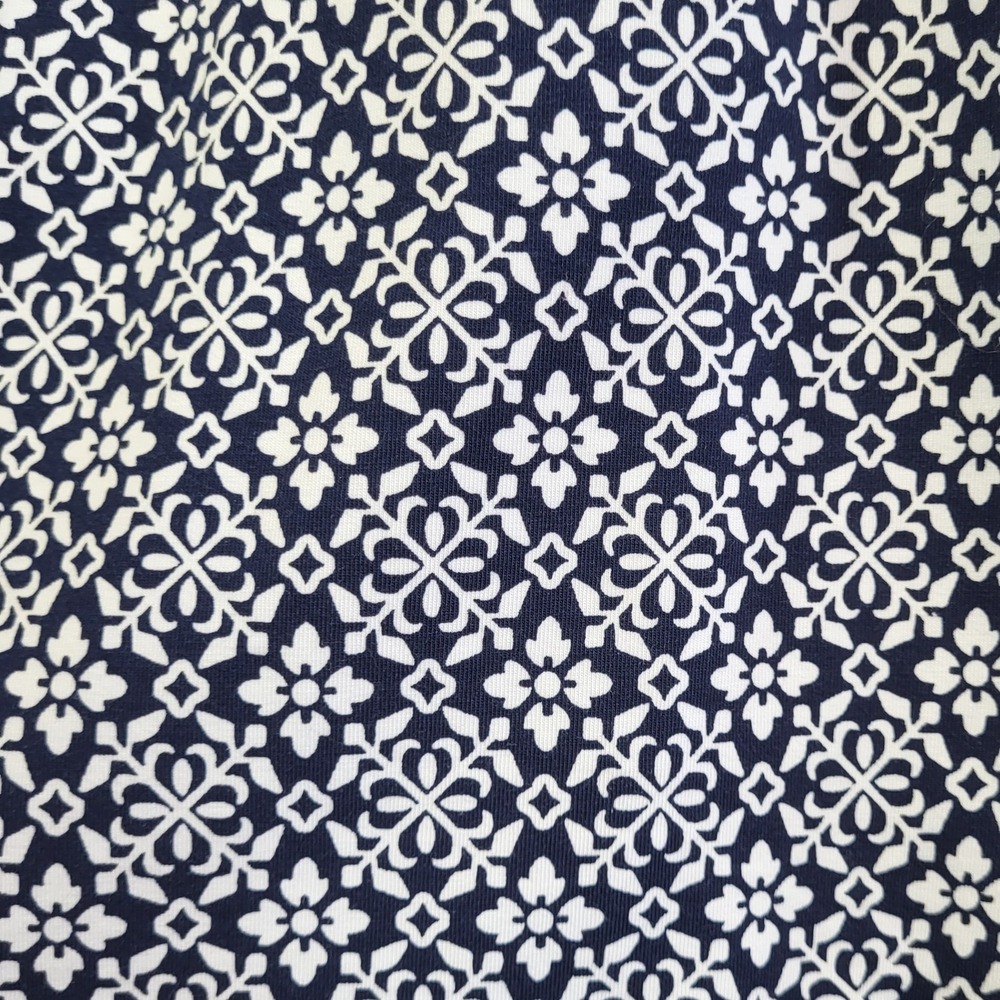 Lands' End Womens 2X Navy White Floral Faux Wrap Maxi Dress Tencel Modal NWT‎ - Picture 13 of 16